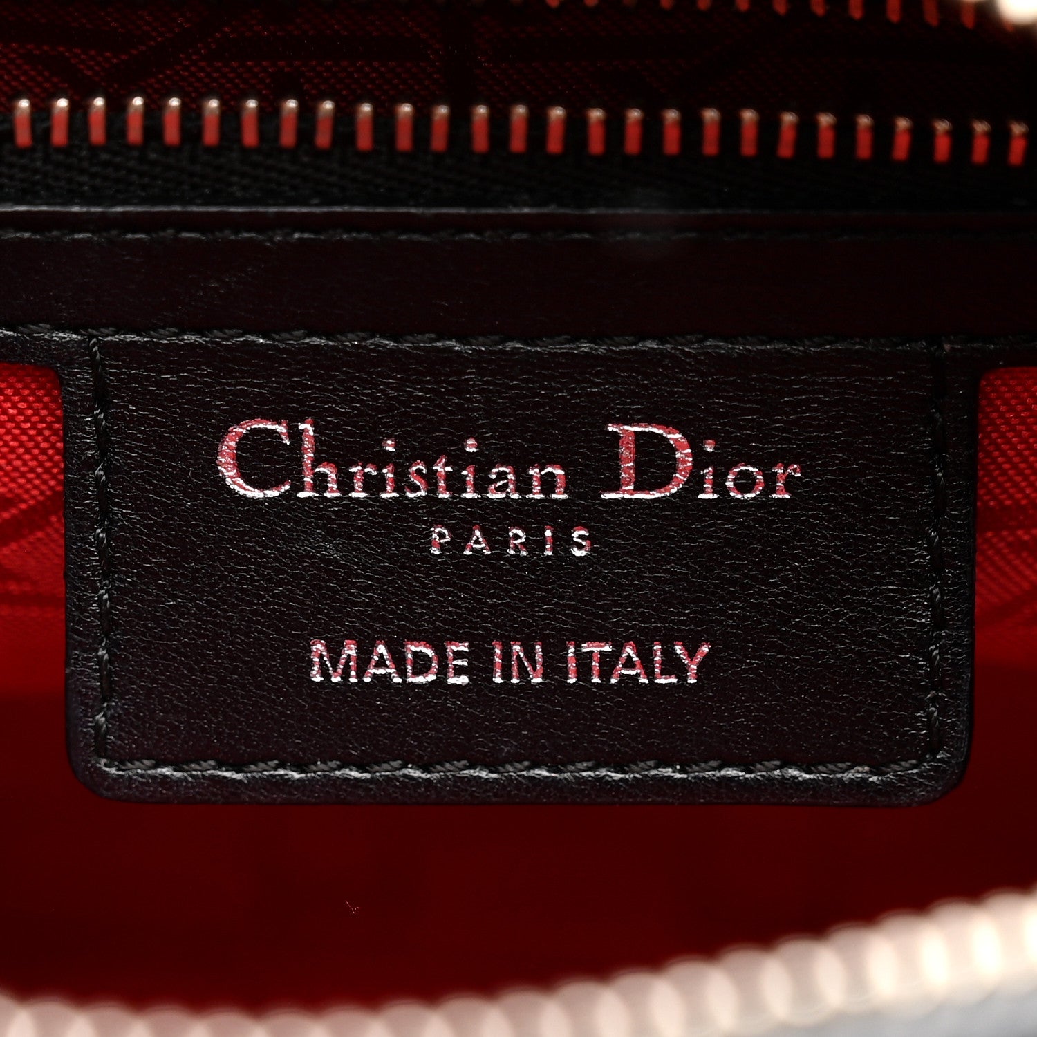 Christian Dior Lambskin Cannage Medium Lady Dior Black 10 of 25
