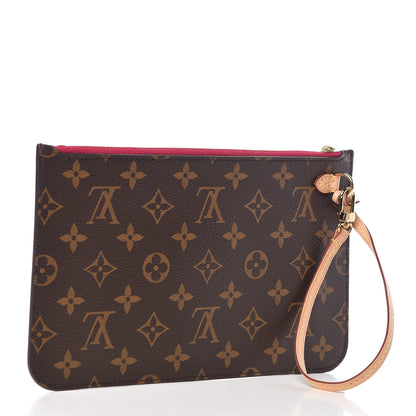 Louis Vuitton Monogram Neverfull MM GM Pochette Pivoine 3 of 8