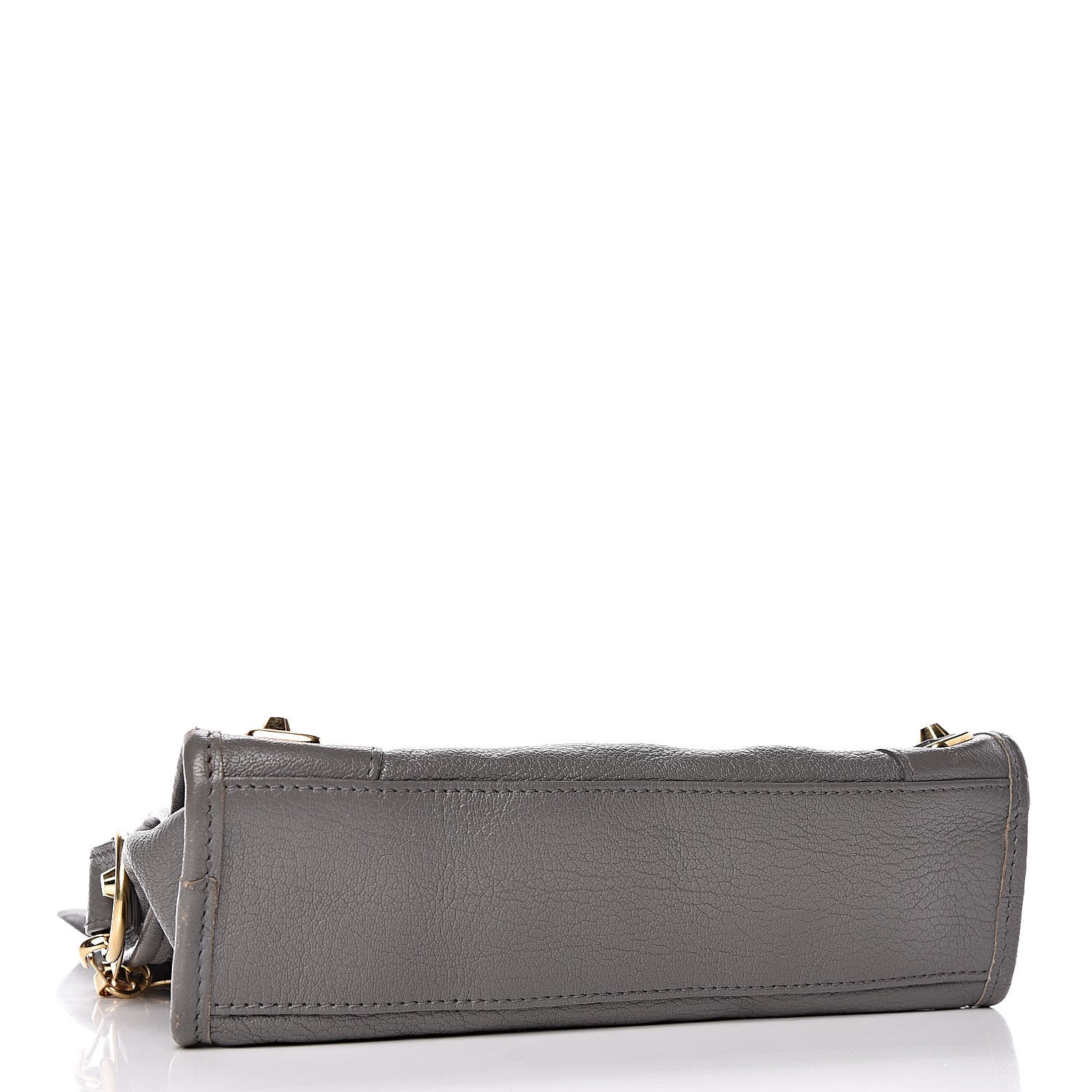 Balenciaga Chevre Gold Metallic Edge Hardware Mini City Gris Acier 5 of 11
