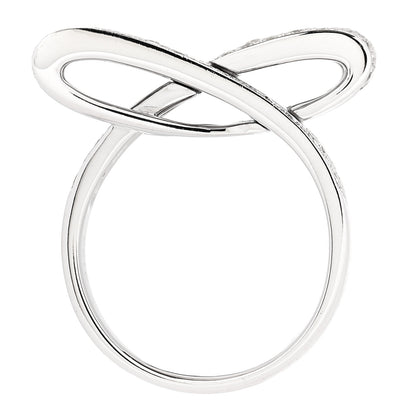 Parker & West by FASHIONPHILE 18K White Gold Diamond 1.26ctw Bow Ring 53 6.25 5 of 10