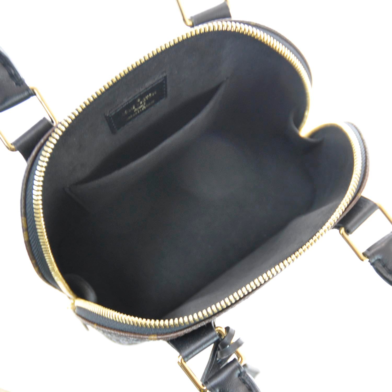 Louis Vuitton Monogram Sequins Eclipse Alma BB Black 5 of 7