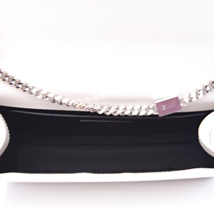 Saint Laurent Grain De Poudre Medium Classic Monogram Kate Satchel Icy White 5 of 15