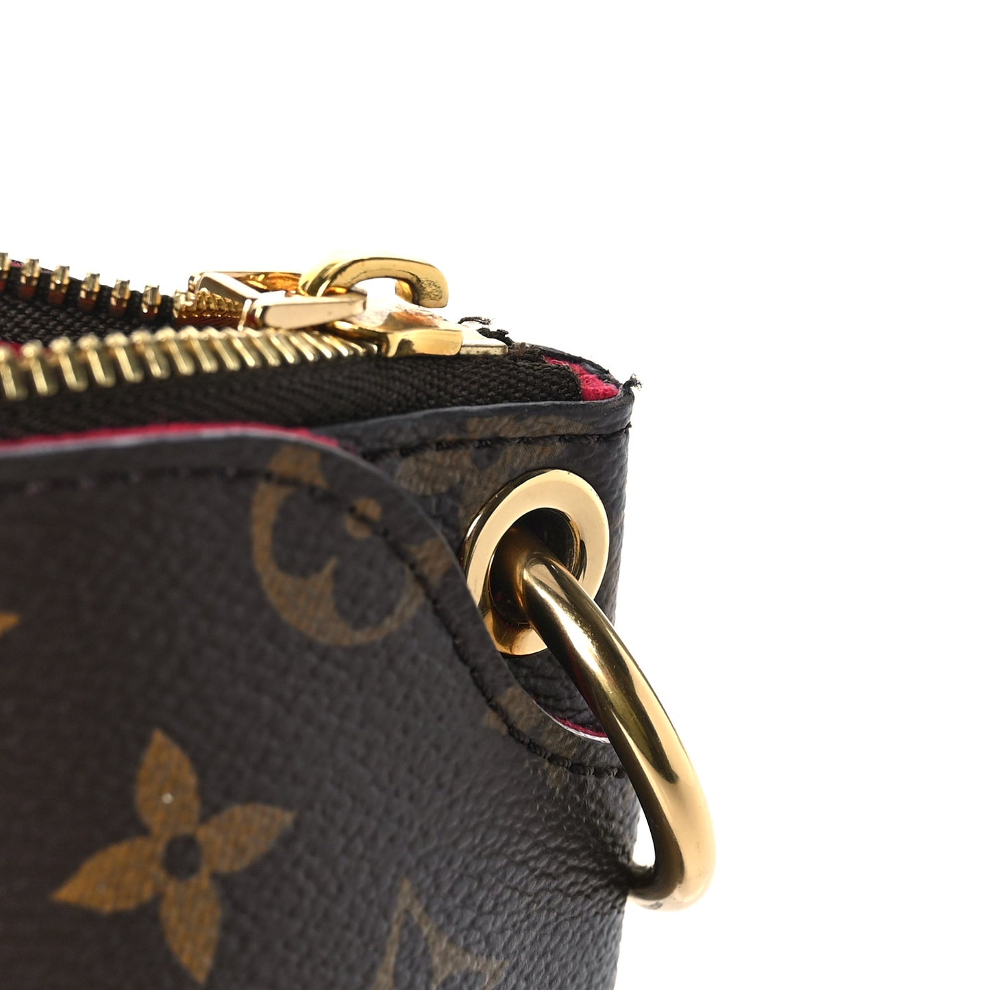 Monogram Flower Zipped Tote PM Lie de Vin