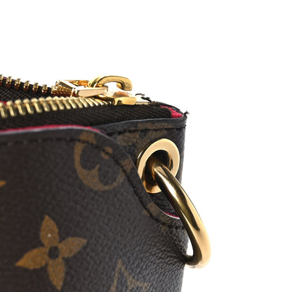 Louis Vuitton Monogram Flower Zipped Tote PM Lie de Vin 9 of 10