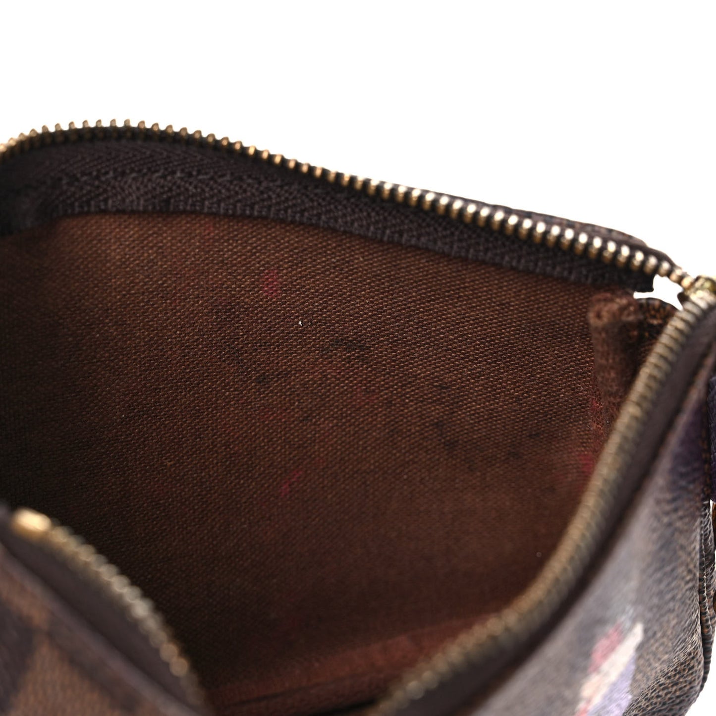 Damier Ebene Illustre Mini Pochette Accessories Violet