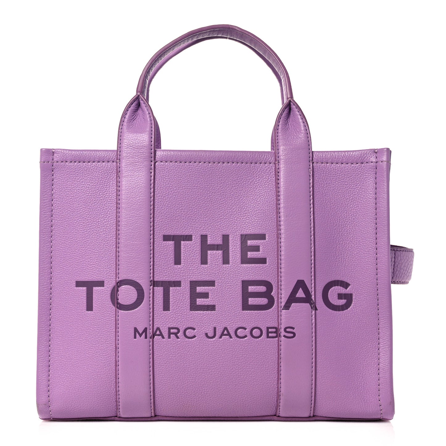 Grained Calfskin Medium The Tote Bag Regal Orchid