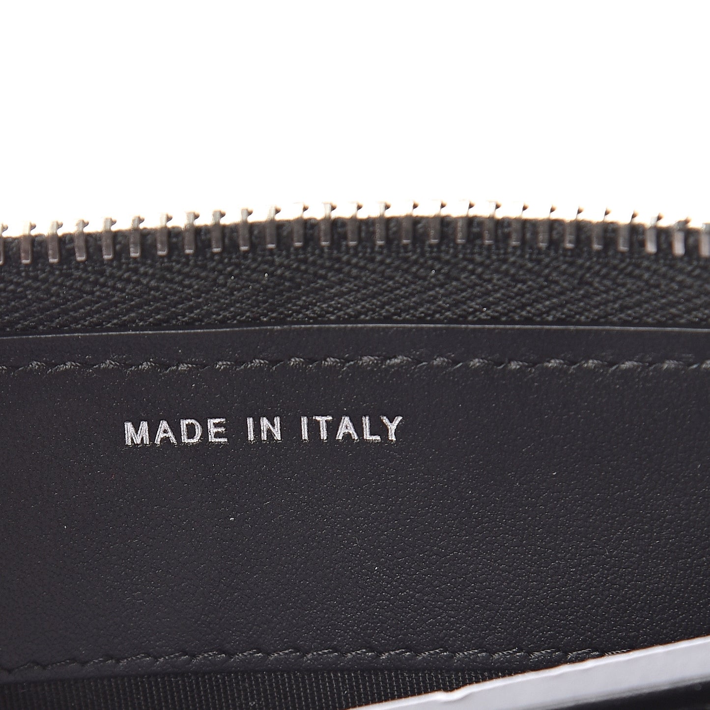 Canvas Studded CC Gusset Zip Around Wallet Black