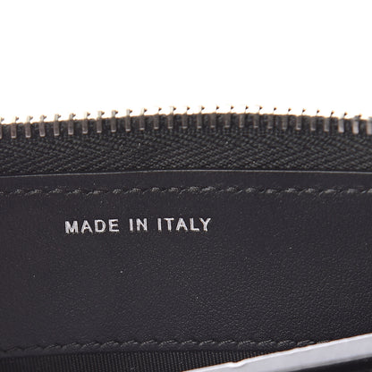 Chanel Canvas Studded CC Gusset Zip Around Wallet Black 6 of 7