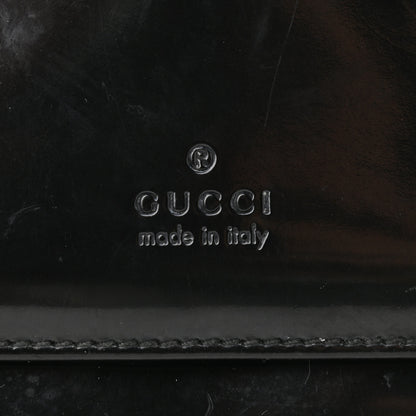 Gucci Patent Web Shoulder Bag Black 17 of 17