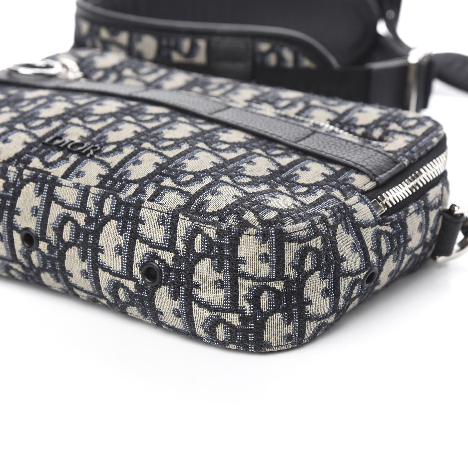 Christian Dior HOMME Oblique Safari Messenger Blue 8 of 9