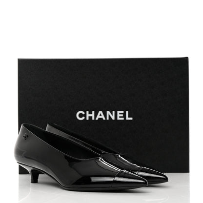 Chanel Patent Pumps 36.5 Black 9 of 9