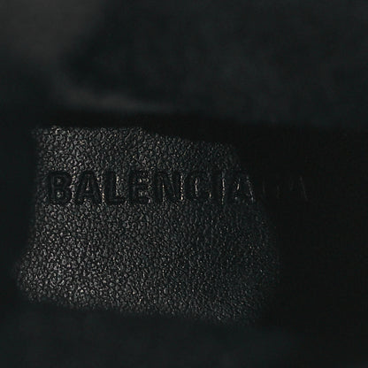 Balenciaga Textured Recycled Knit Logo Extreme Pointed Toe Knife 2.0 Booties 36 Black 9 of 10