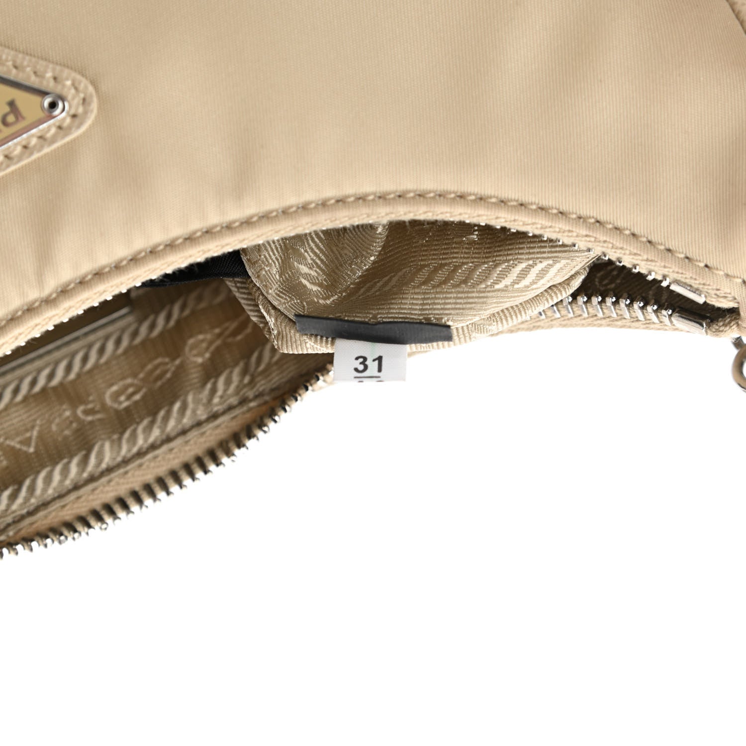 Prada Re-Nylon Saffiano Re-Edition 2005 Shoulder Bag Deserto 8 of 13