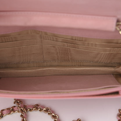 Chanel Caviar Timeless CC Wallet On Chain WOC Pink 5 of 15