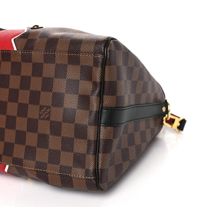Louis Vuitton LOUIS VUITTON Damier Ebene Karakoram Speedy Bandouliere 30 8 of 8