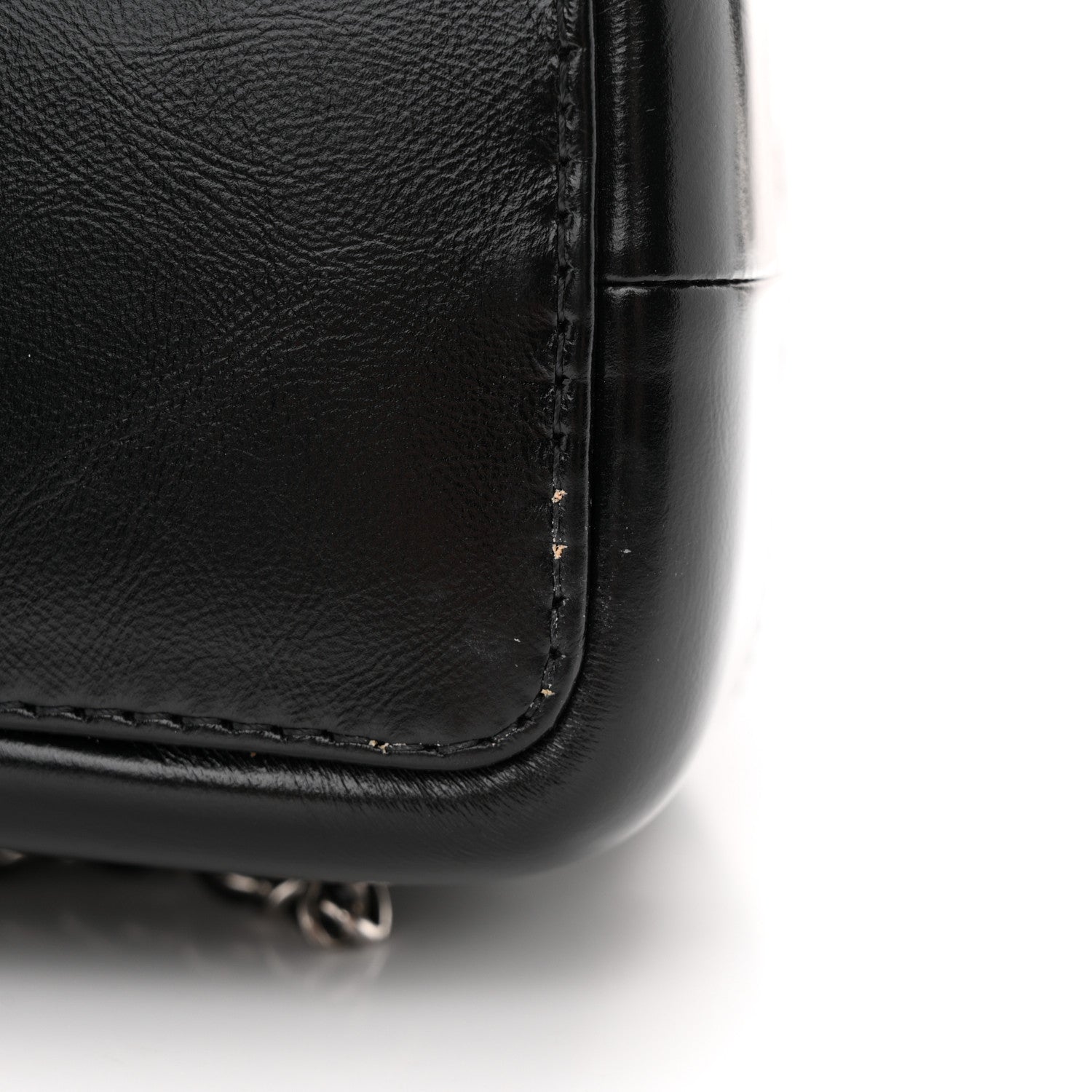 Chanel Aged Calfskin Quilted Small Gabrielle Backpack Black 11 of 11