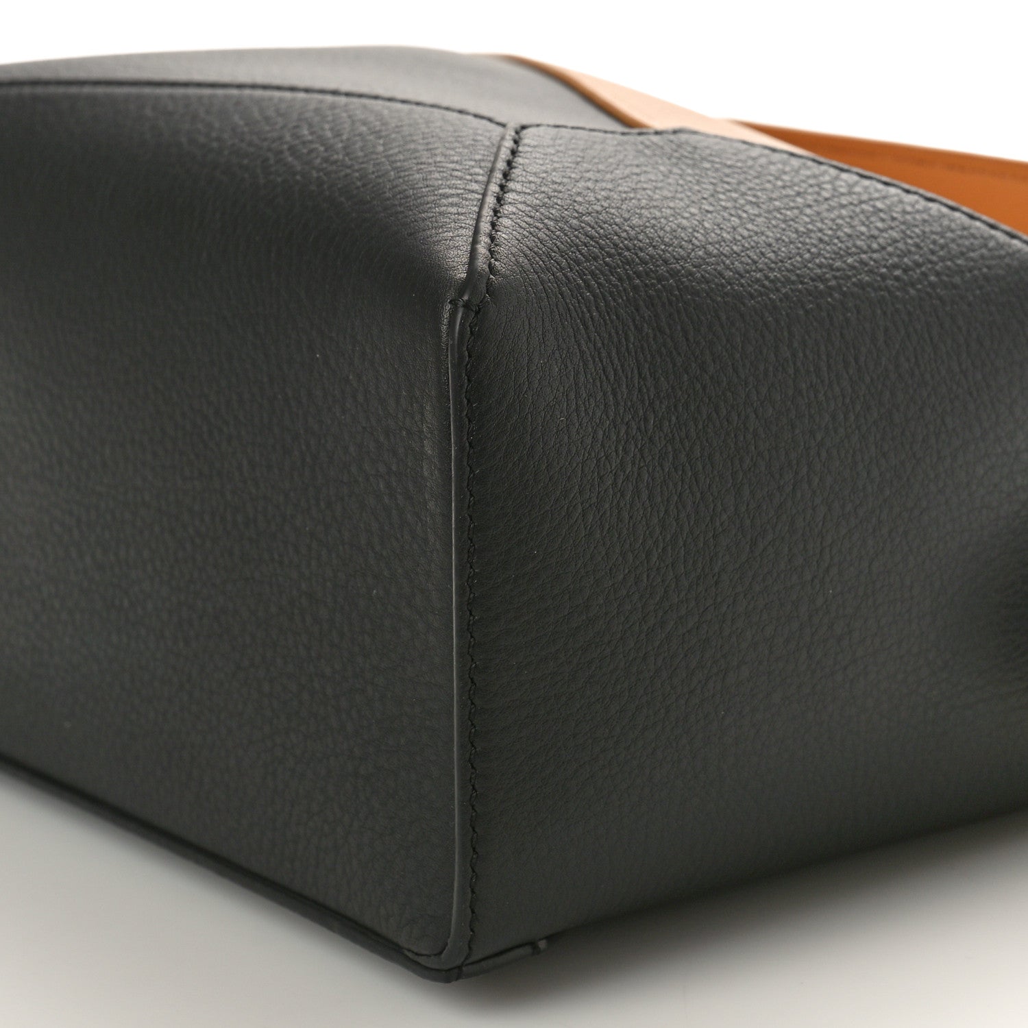 Loewe Calfskin Small Puzzle Edge Bag Warm Desert Black 9 of 9