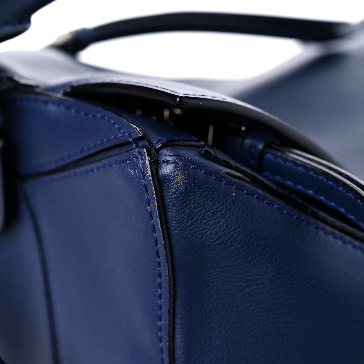 Loewe Calfskin Medium Puzzle Bag Marine 14 of 14