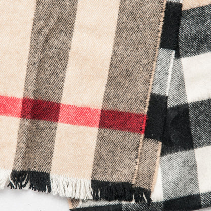 Burberry Cashmere Giant Exploded Check Scarf Camel 3 of 4