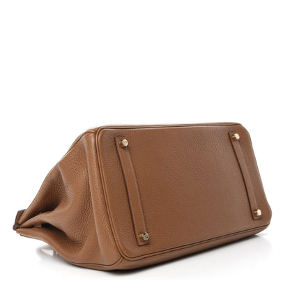 Hermes Taurillon Clemence Birkin 35 Alezan 4 of 12