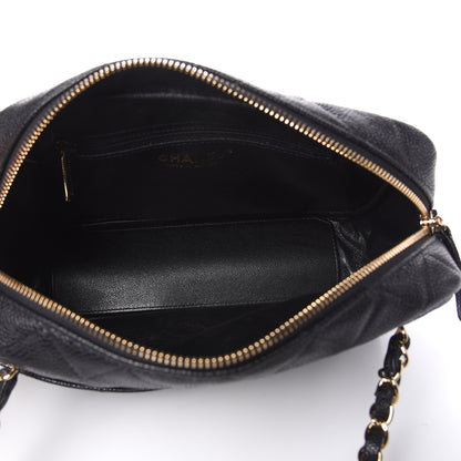 Chanel Caviar Quilted Camera Case Black 5 of 10