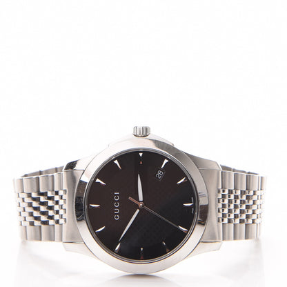 Gucci Stainless Steel 38mm G-Timeless Quartz Watch Black 3 of 6