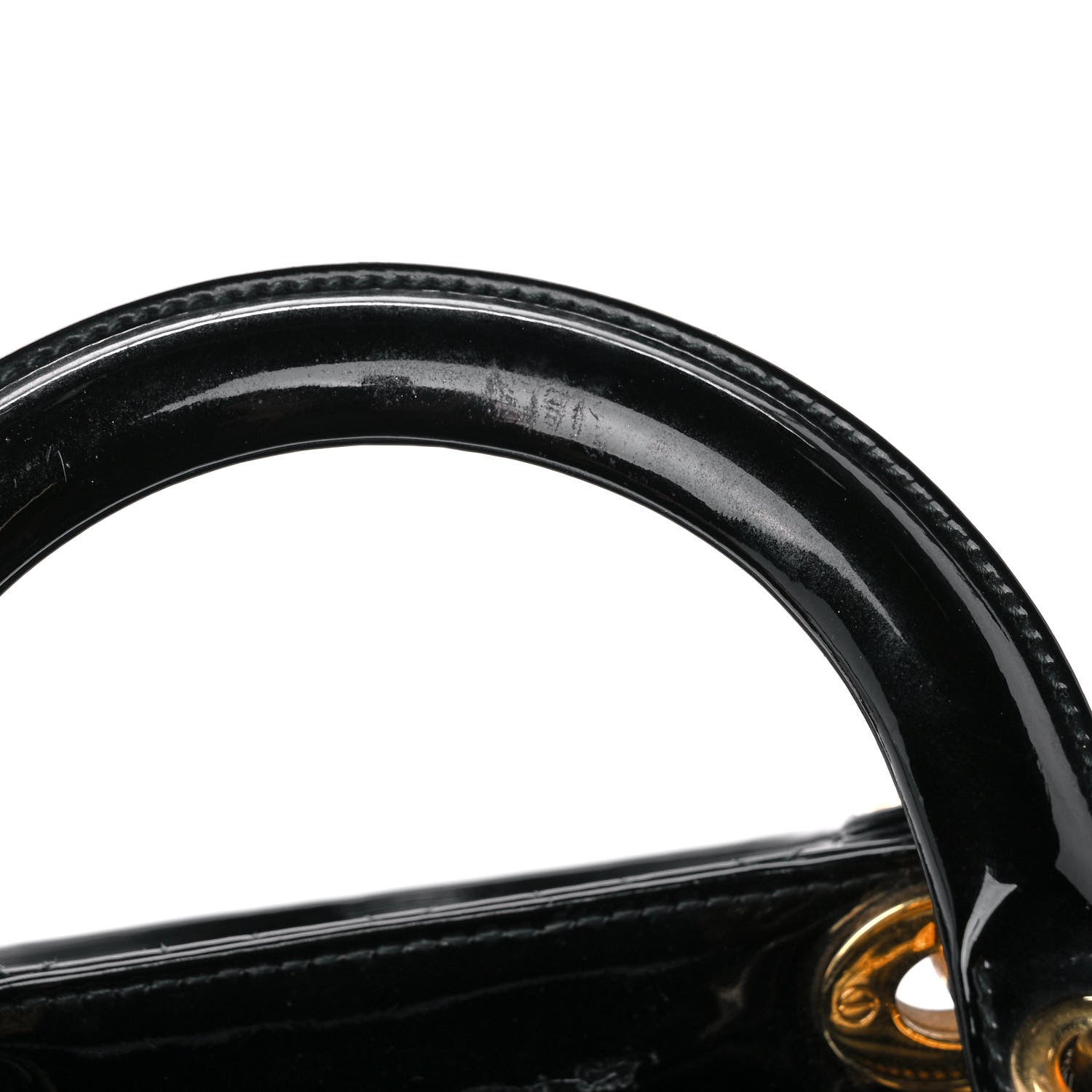 Christian Dior Patent Cannage Medium Lady Dior Black 17 of 17