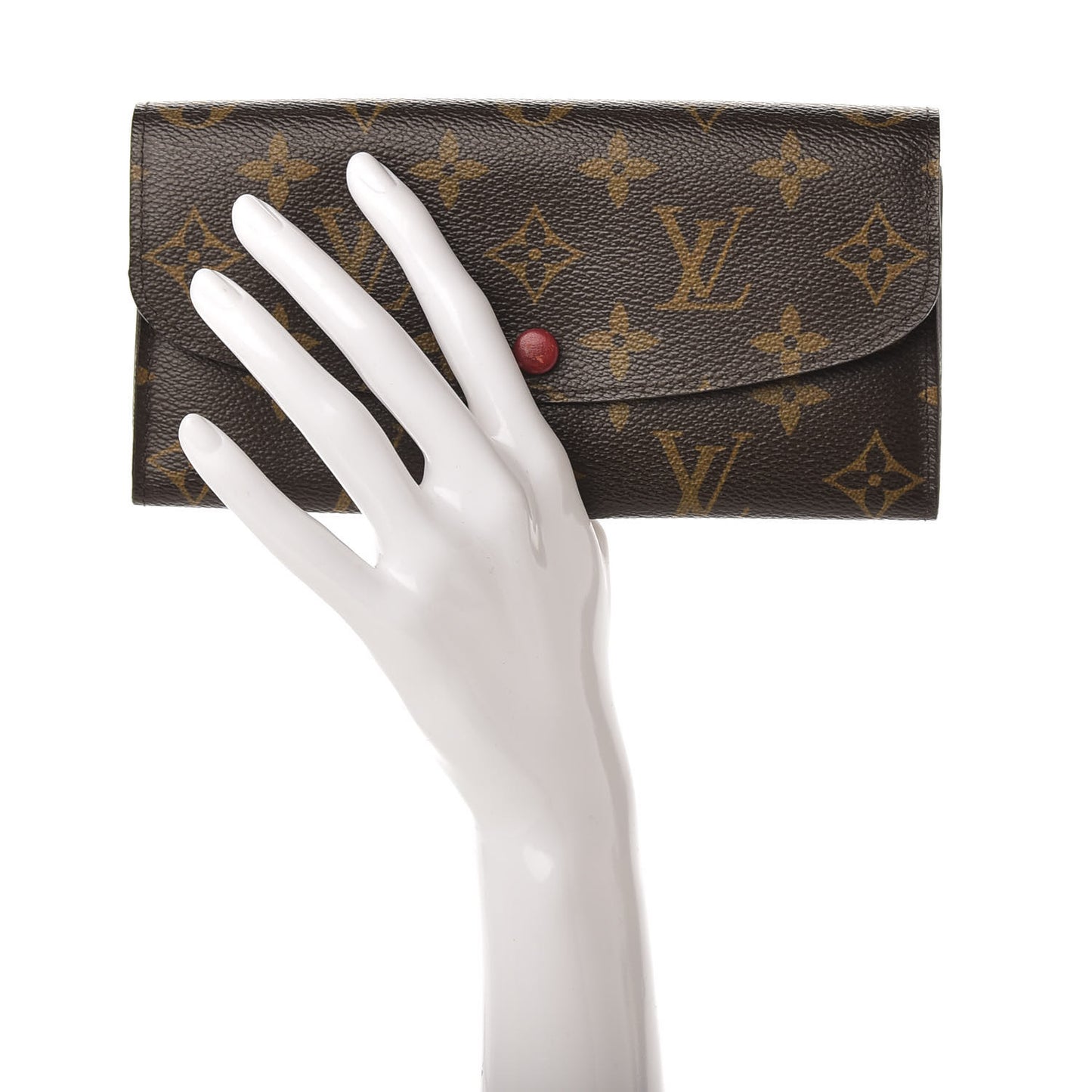 Monogram Emilie Wallet Red