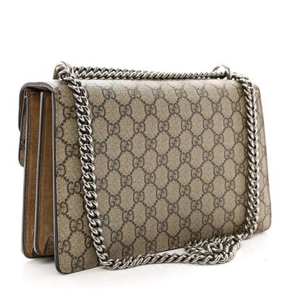 Gucci GG Supreme Monogram Small Dionysus Shoulder Bag Taupe 3 of 12