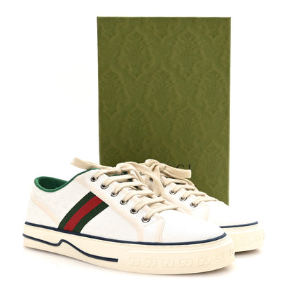 Gucci Jacquard Mini GG Monogram Web Womens 1977 Tennis Sneakers 41 White 8 of 8