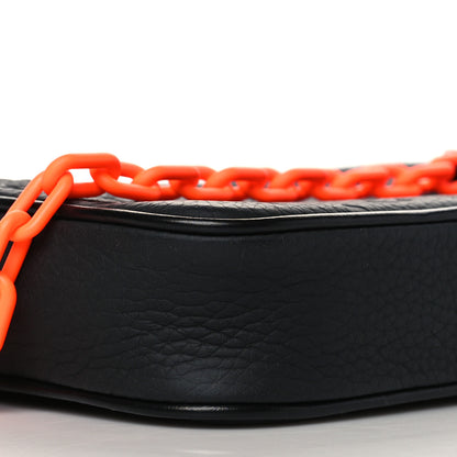 Louis Vuitton Taurillon Monogram Uniformes Solar Ray Soft Pochette Volga Belt Bag Black 8 of 9
