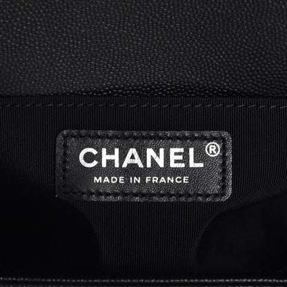 Chanel Caviar Quilted Medium Boy Flap So Black 6 of 7
