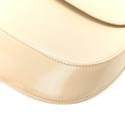 Prada Spazzolato Cleo Flap Shoulder Bag Deserto 9 of 9