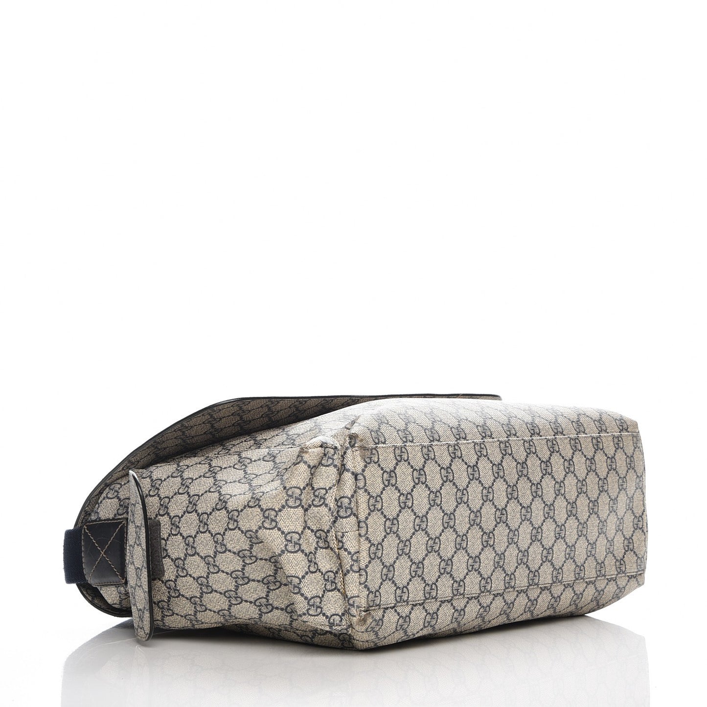 GG Plus Monogram Messenger Diaper Bag Navy