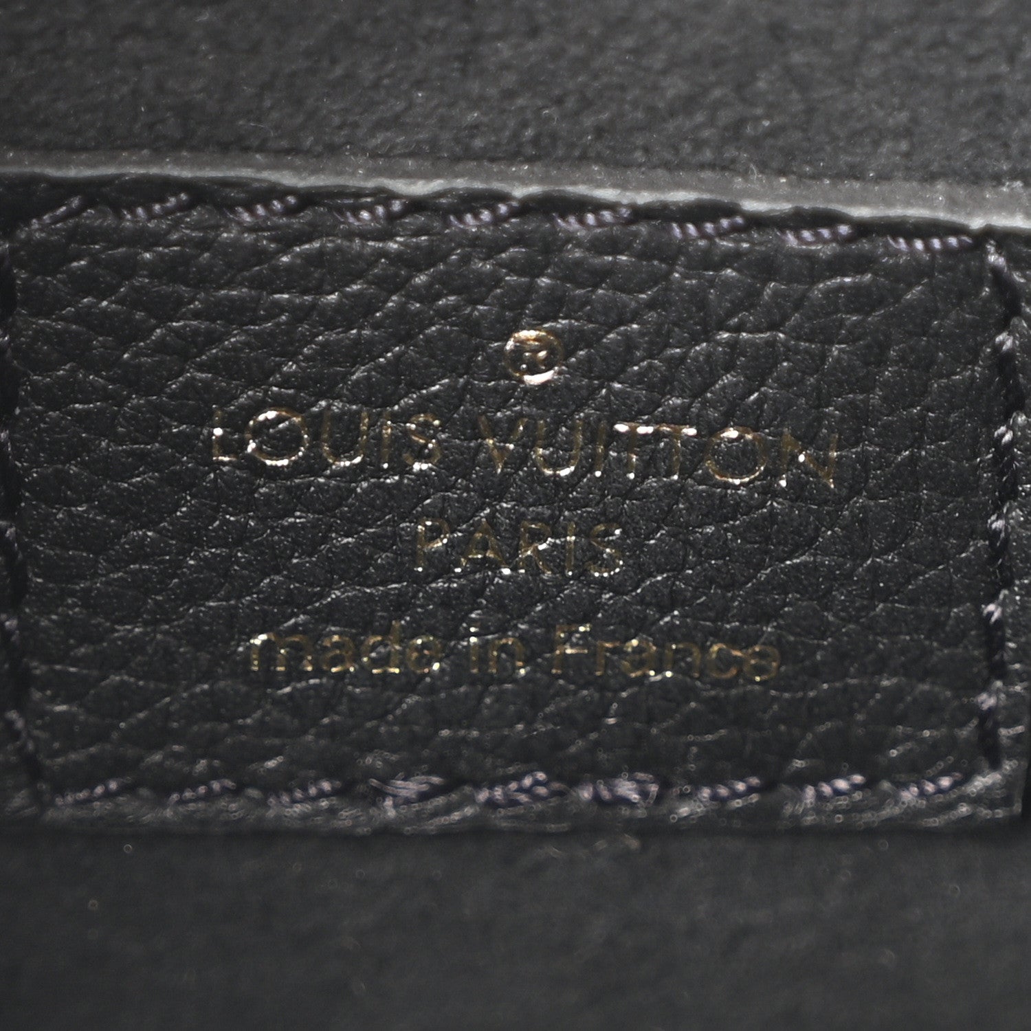 Louis Vuitton Grained Calfskin Lockme Chain Bag PM Black 6 of 10
