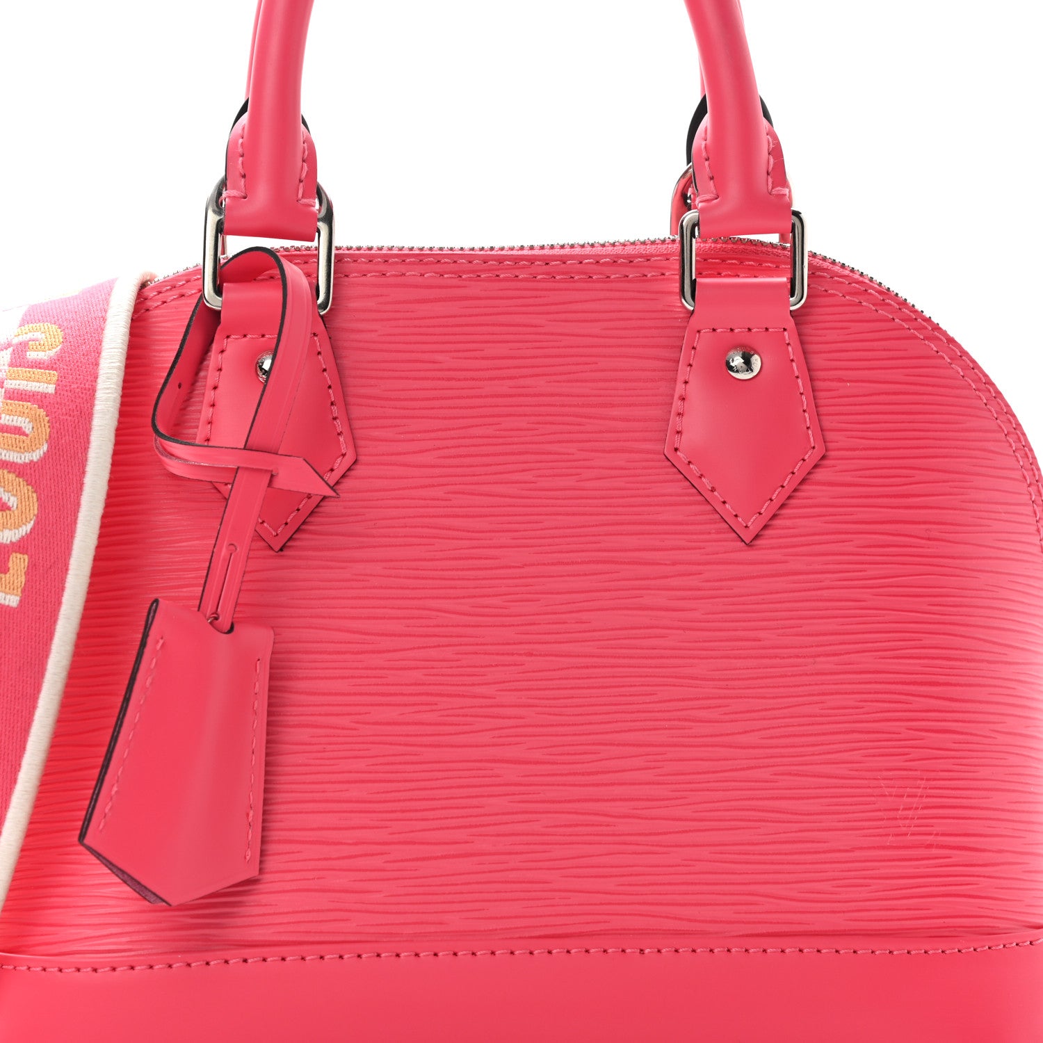 Louis Vuitton Epi Jacquard Alma BB Dragon Fruit 6 of 8