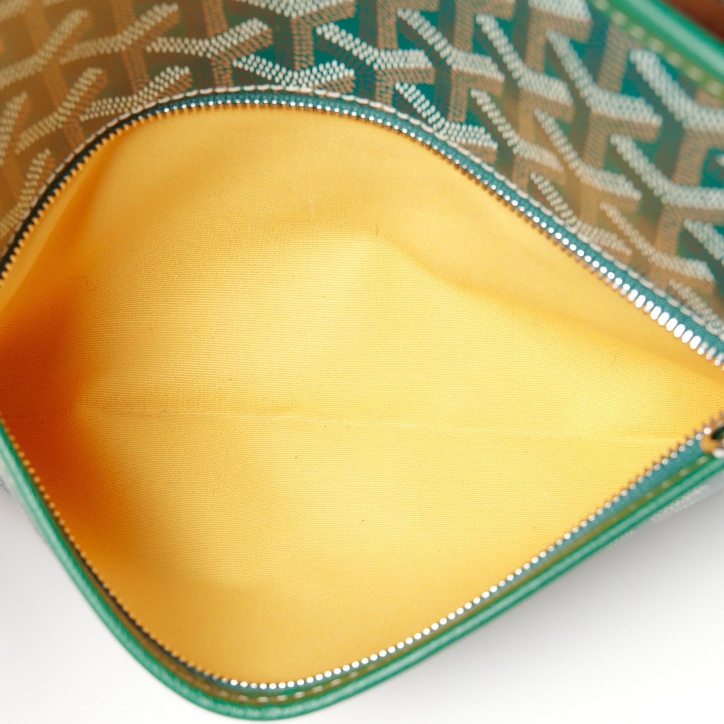 Goyardine Jouvence Toiletry Pouch MM Green