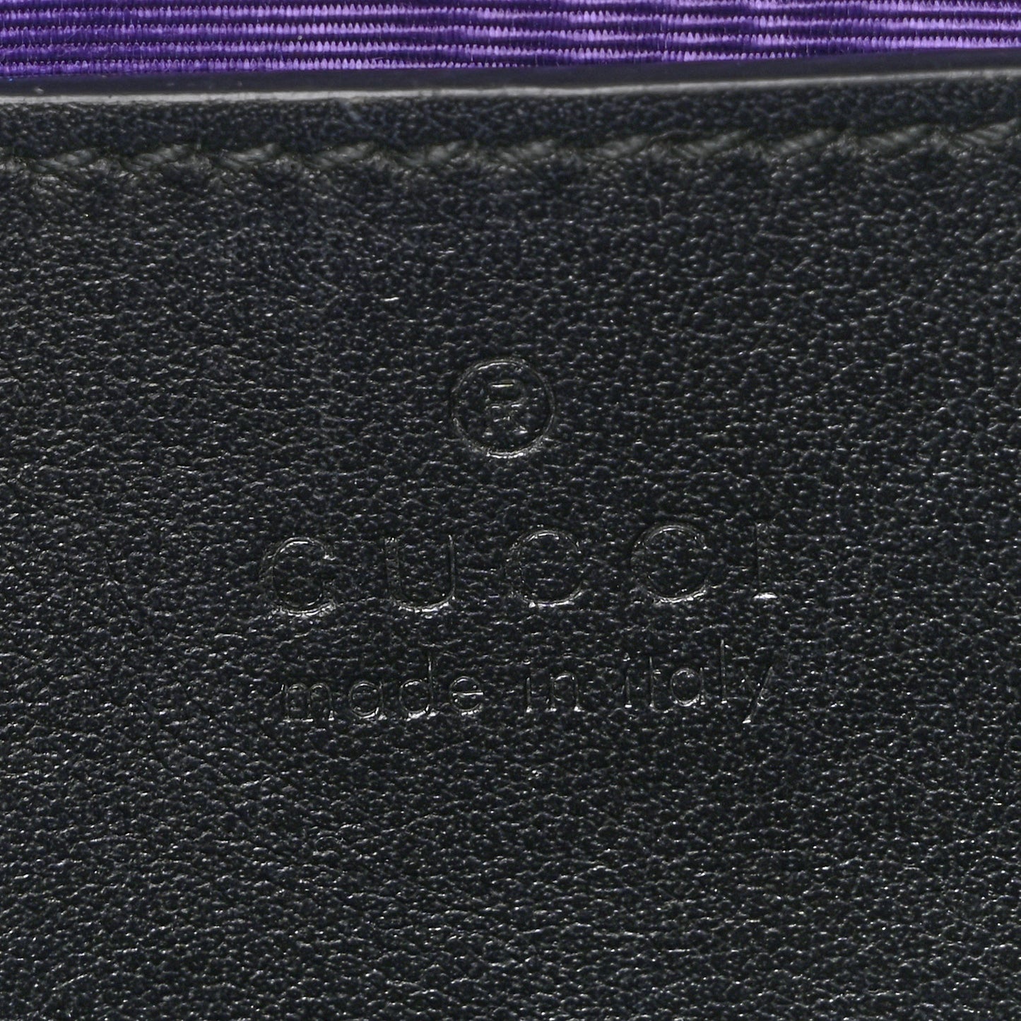 Nylon Calfskin Enamel GG Matelasse Shoulder Bag Black
