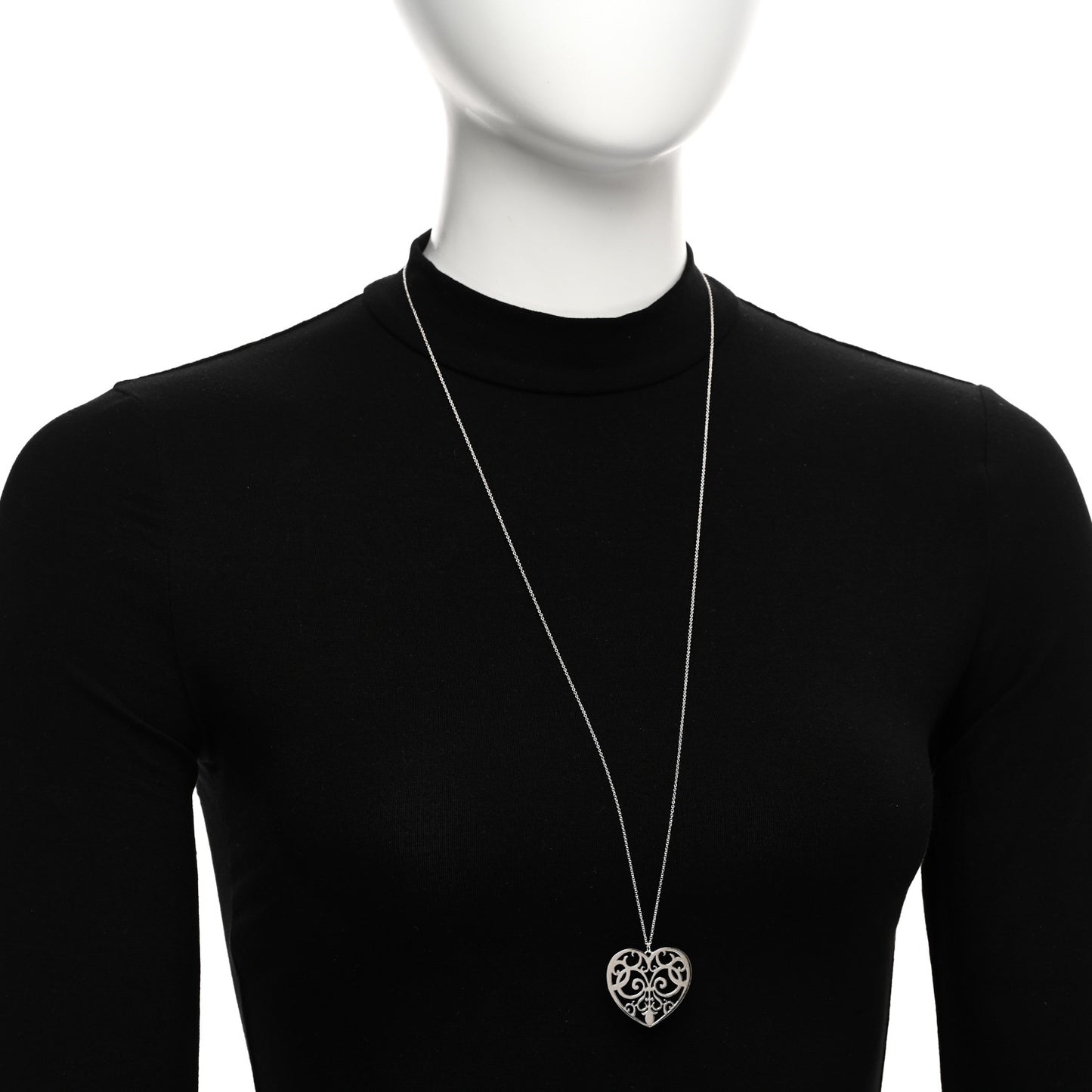 Sterling Silver Enchant Heart Pendant Necklace