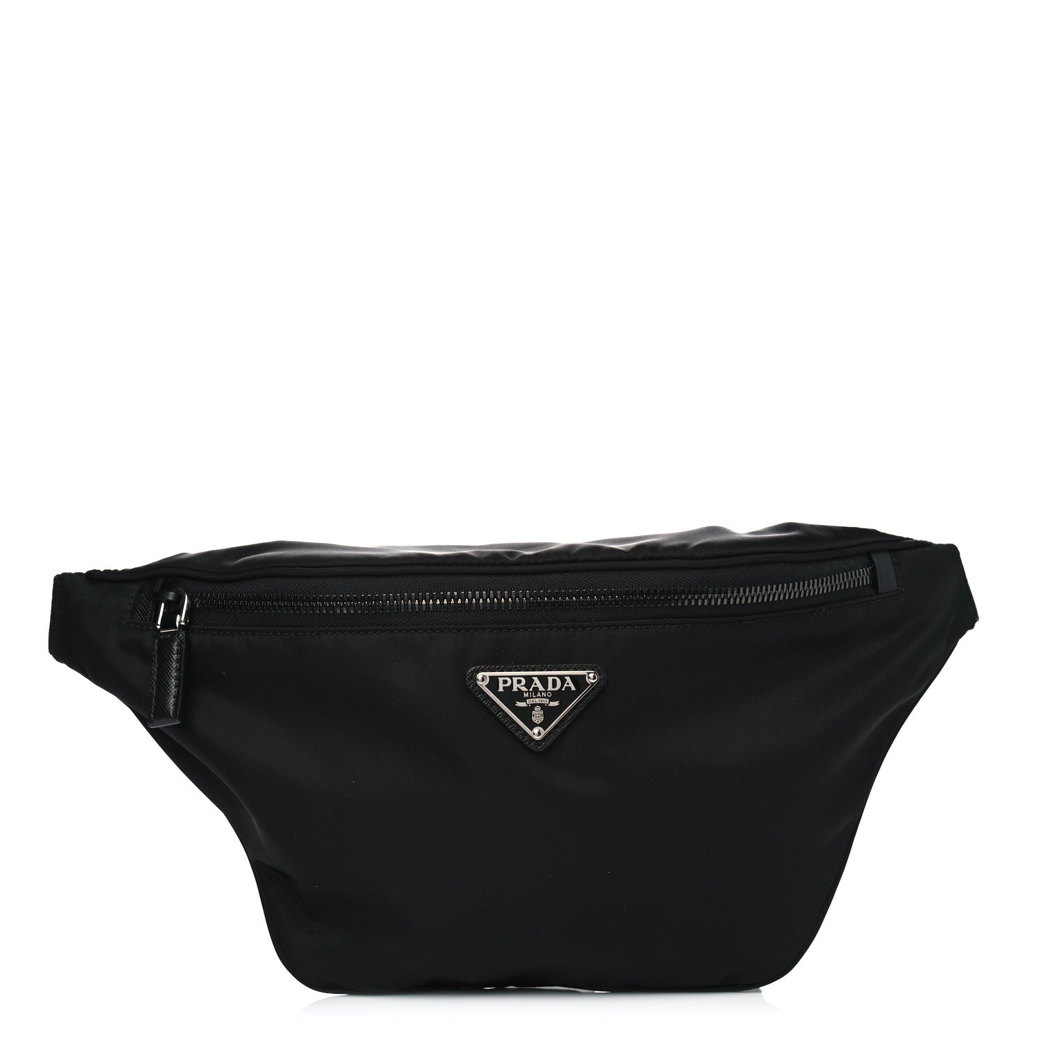 Prada Tessuto Nylon Saffiano Belt Bag Black 1 of 4