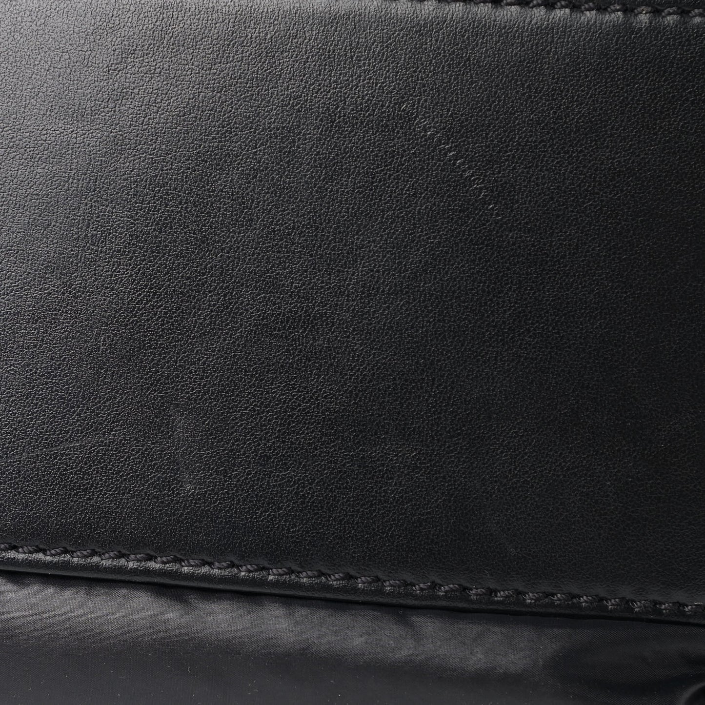 Nylon Calfskin Small Nightingale Black