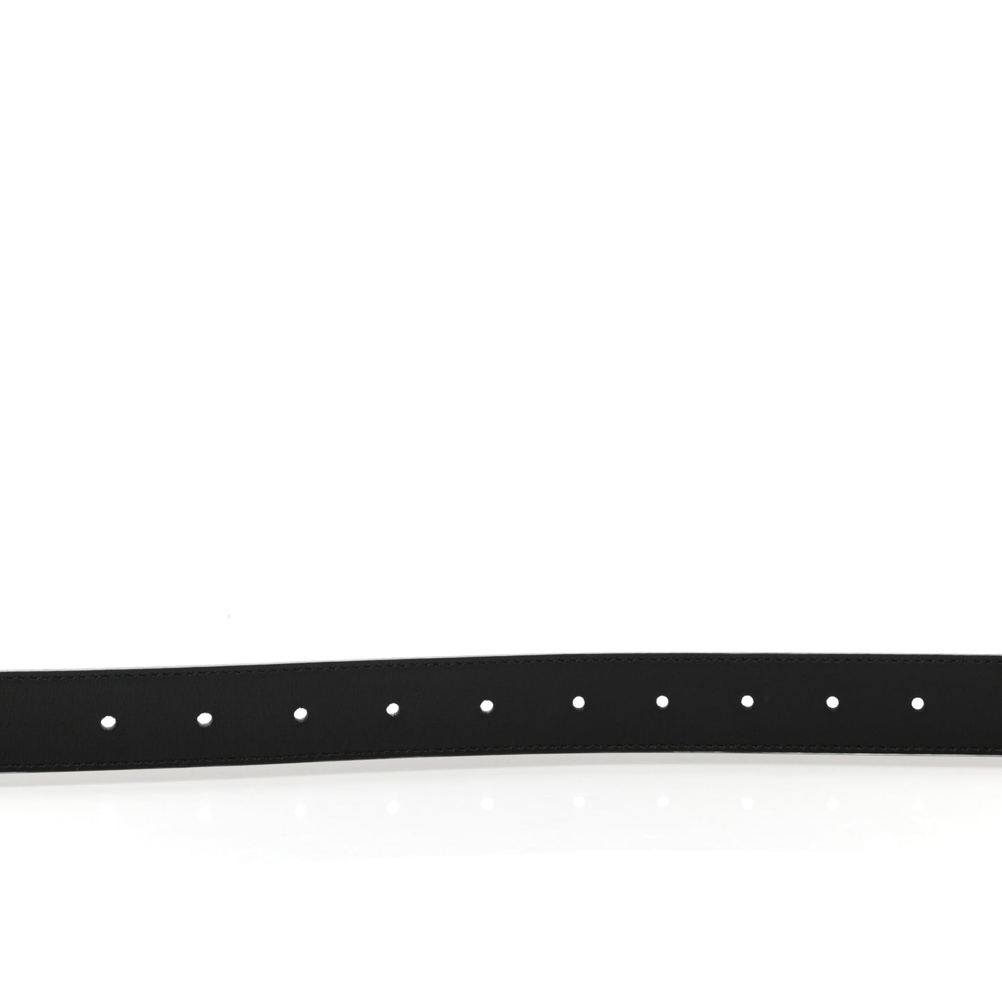 Moon Calfskin Double G 30mm Belt 105 42 Black