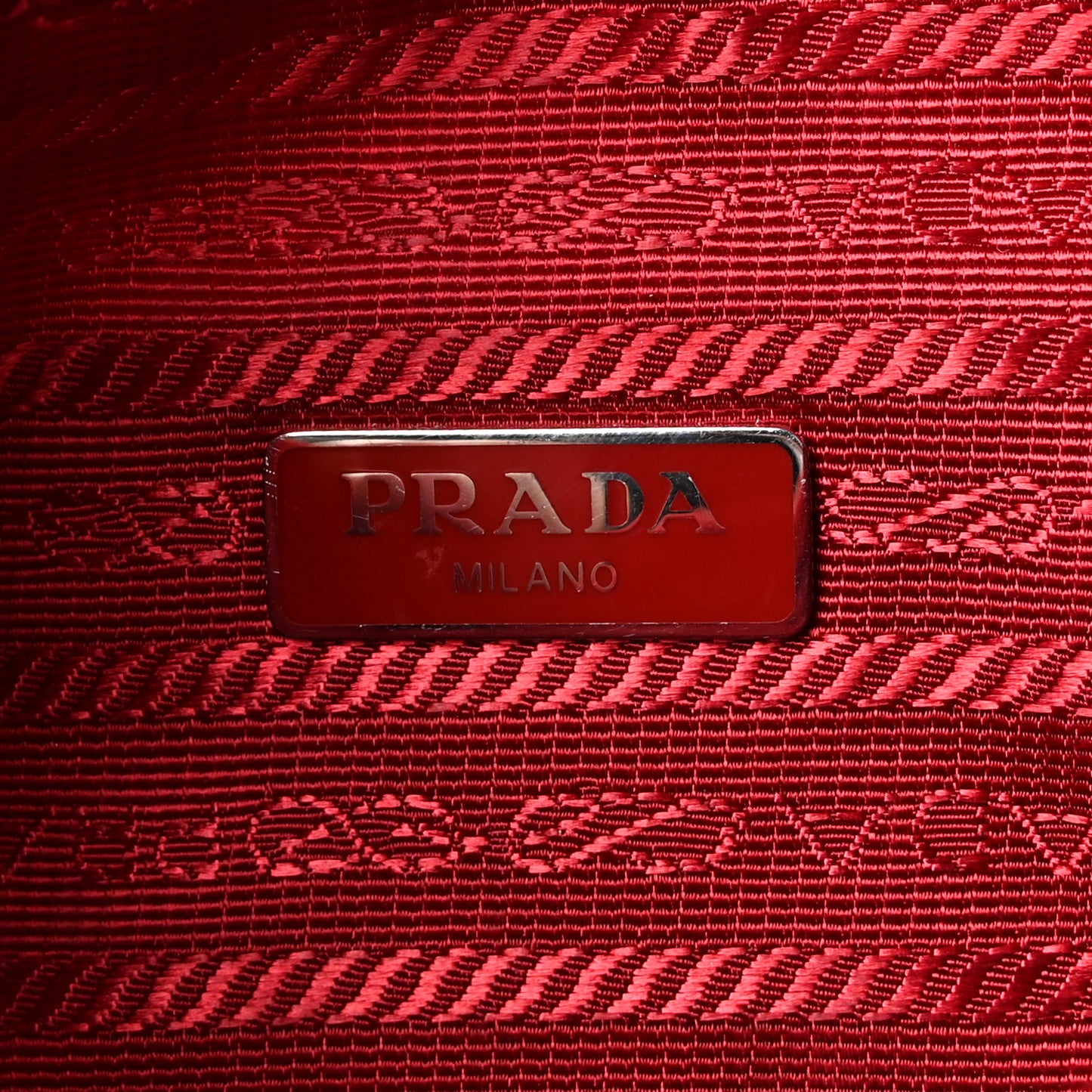 Tessuto Nylon Mini Re-Edition 2000 Bag Rosso