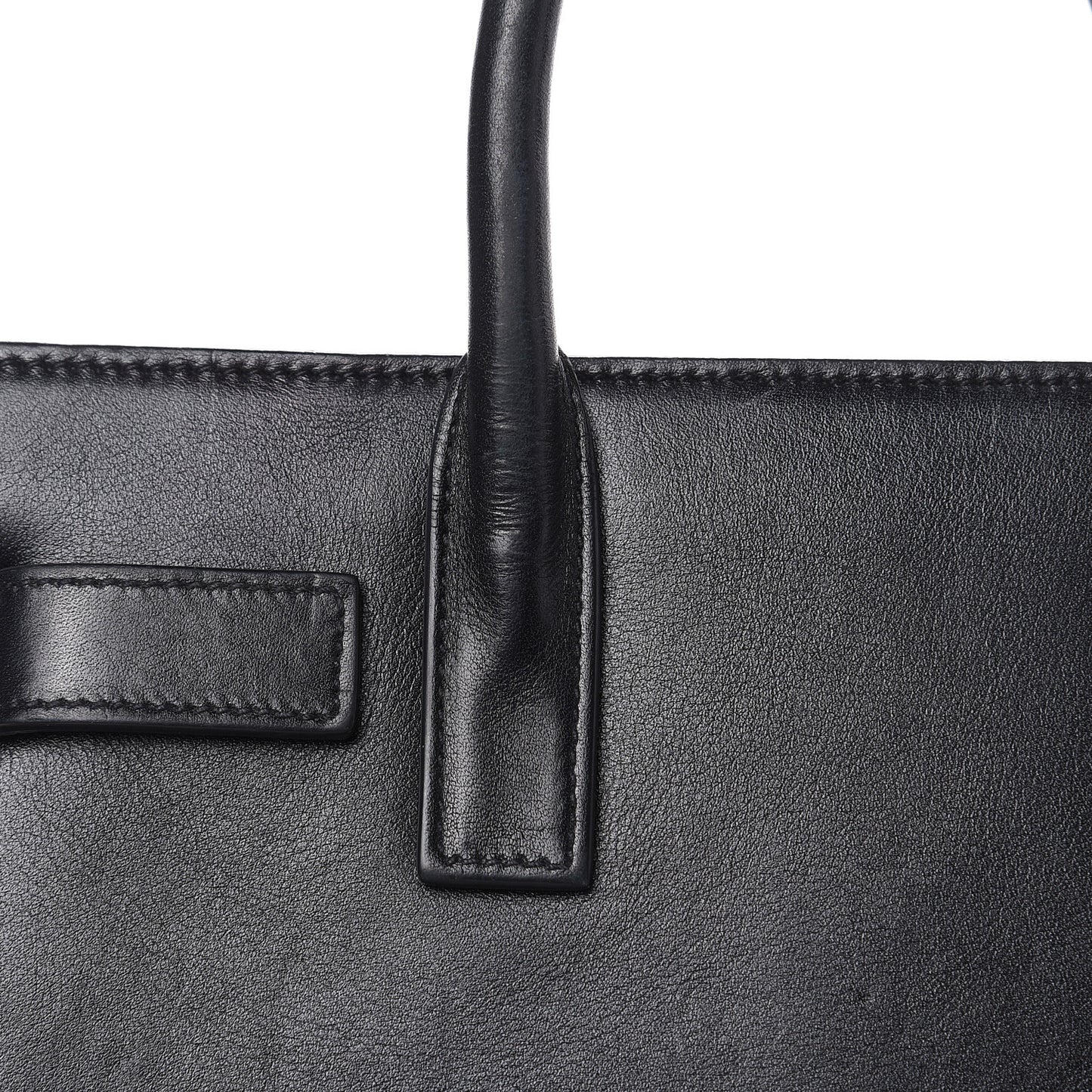 Calfskin Nano Sac De Jour Black