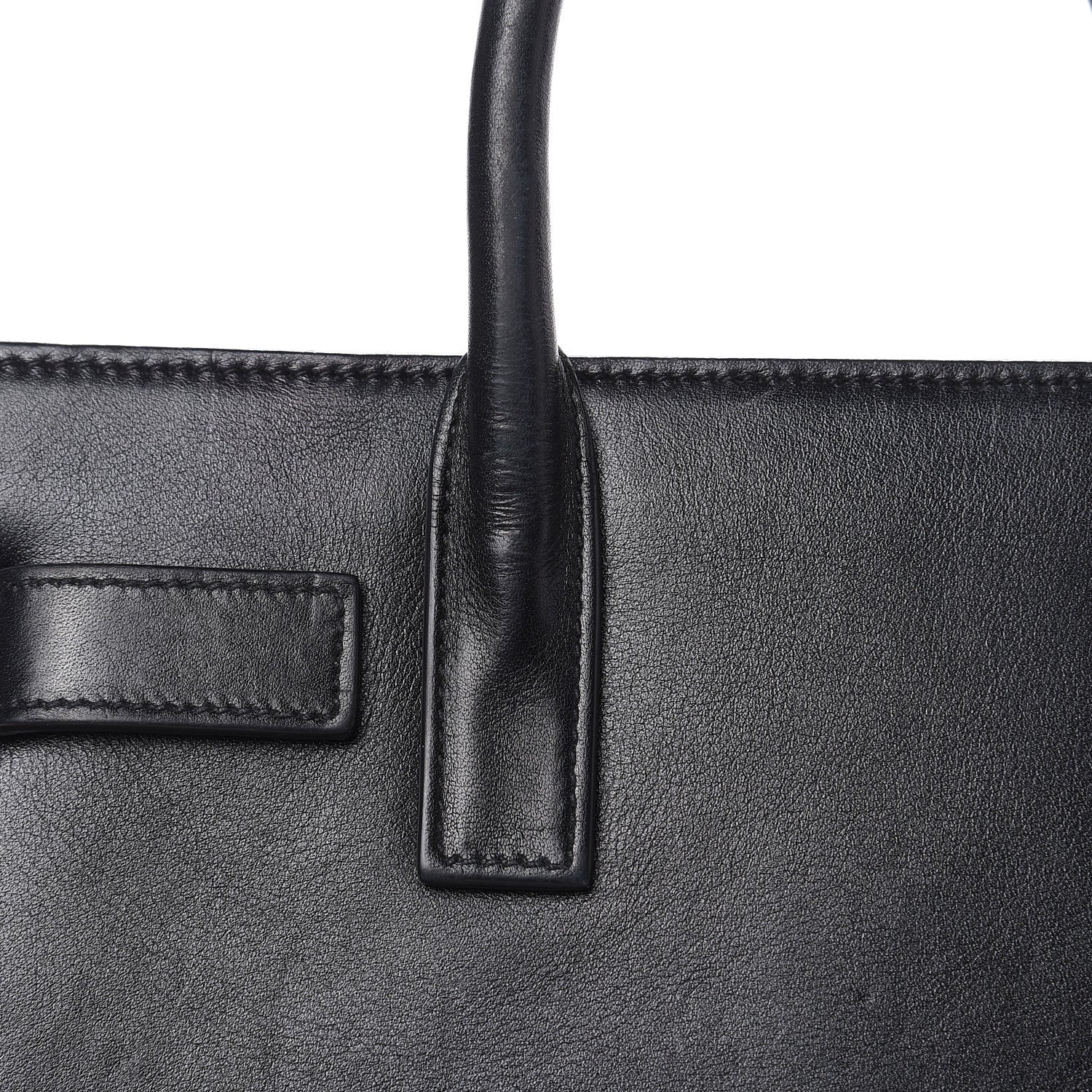Saint Laurent Calfskin Nano Sac De Jour Black 13 of 16