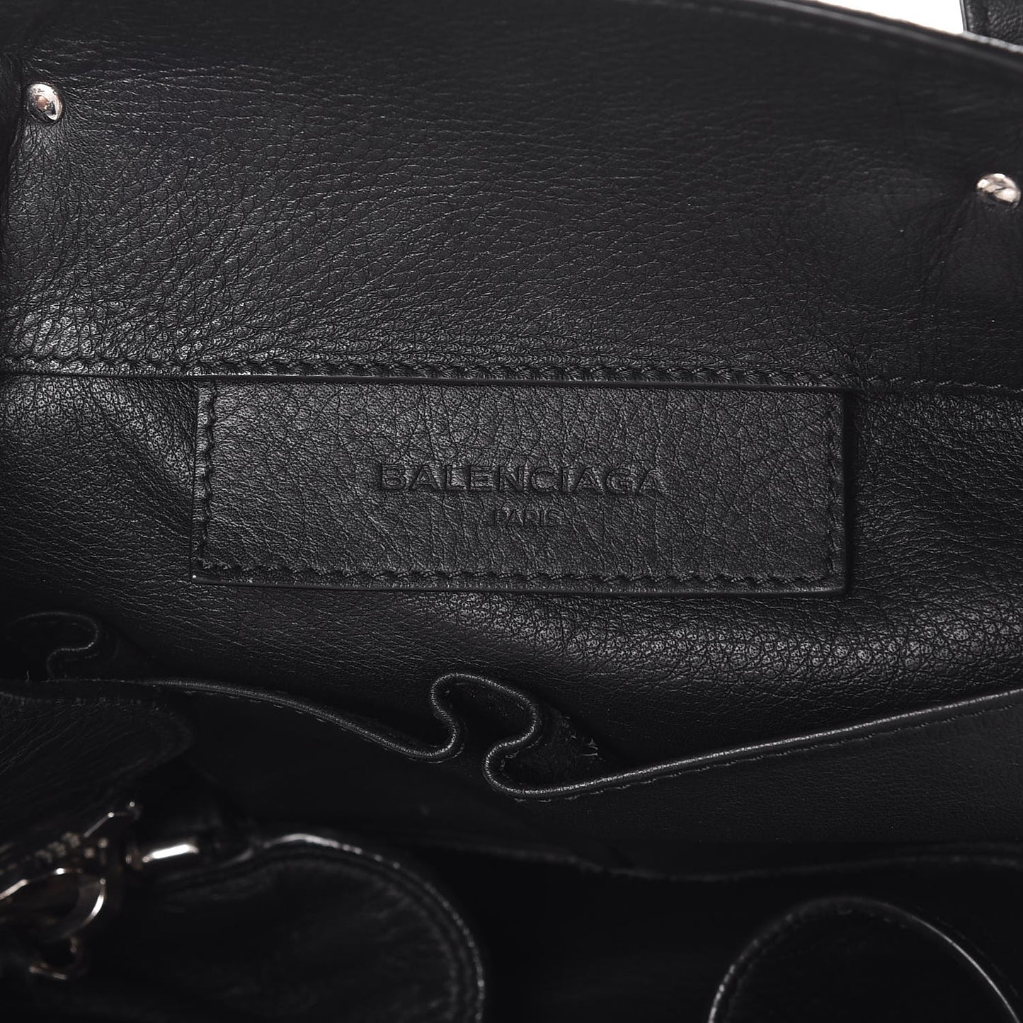 Supple Calfskin Papier A4 Zip Around Tote Black