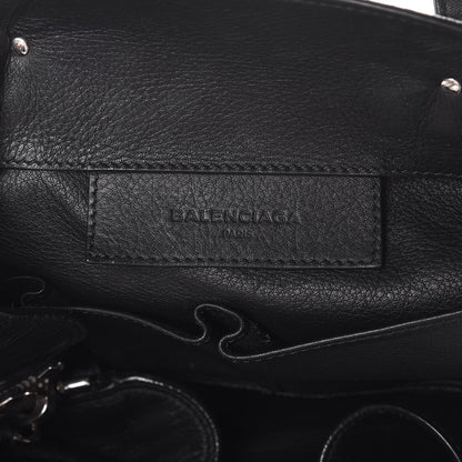 Balenciaga Supple Calfskin Papier A4 Zip Around Tote Black 6 of 7