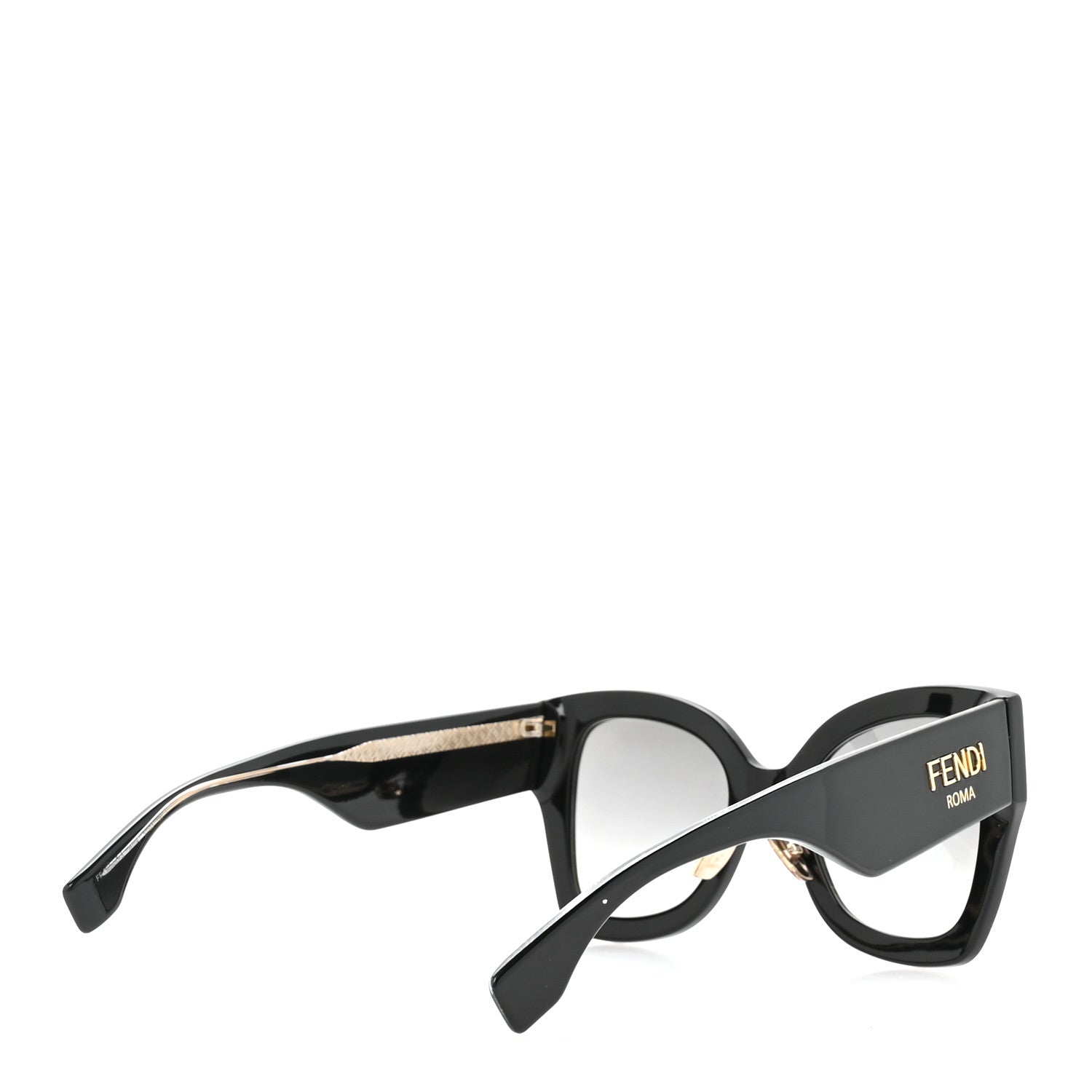 Fendi Acetate FF 53mm Sunglasses FF0434/G/S S Black 4 of 6
