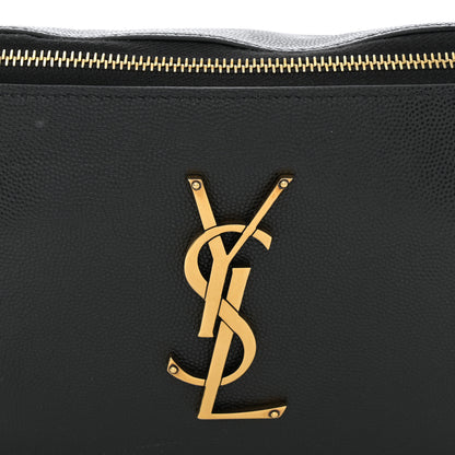 Saint Laurent Grain De Poudre Monogram Belt Bag Black 8 of 13