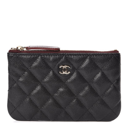 Chanel Caviar Quilted Small Cosmetic Case Black 1 of 8